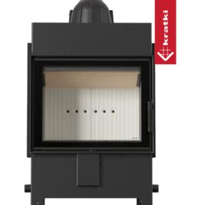 Kominek powietrzny stalowy KRATKI LUCY 12 kW Ø 200