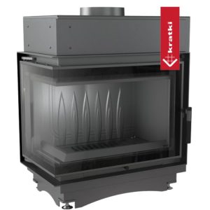Kominek powietrzny żeliwny KRATKI MAJA DECO lewy BS 8 kW Ø 200
