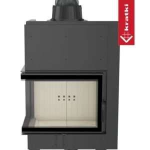 Kominek powietrzny stalowy KRATKI MBZ lewy BS 13 kW Ø 200